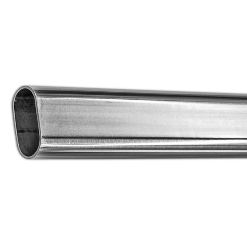 Tube elliptique en aluminium